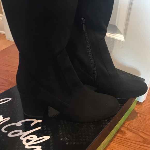 Knee High Suede Boots. Worn Twice! - Picture 4 of 6